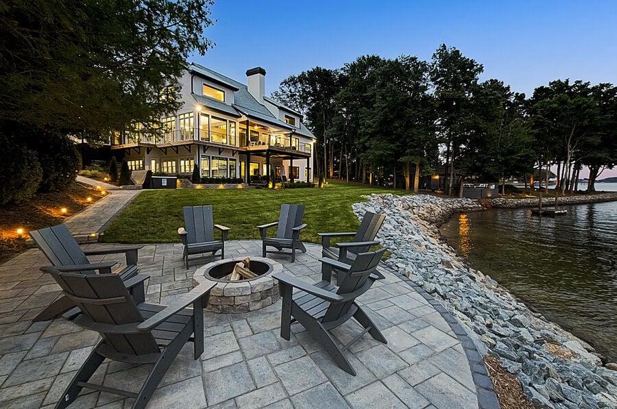 Sterling on Strawpocket, a luxury waterfront vacation rental by StayLakeNorman. 