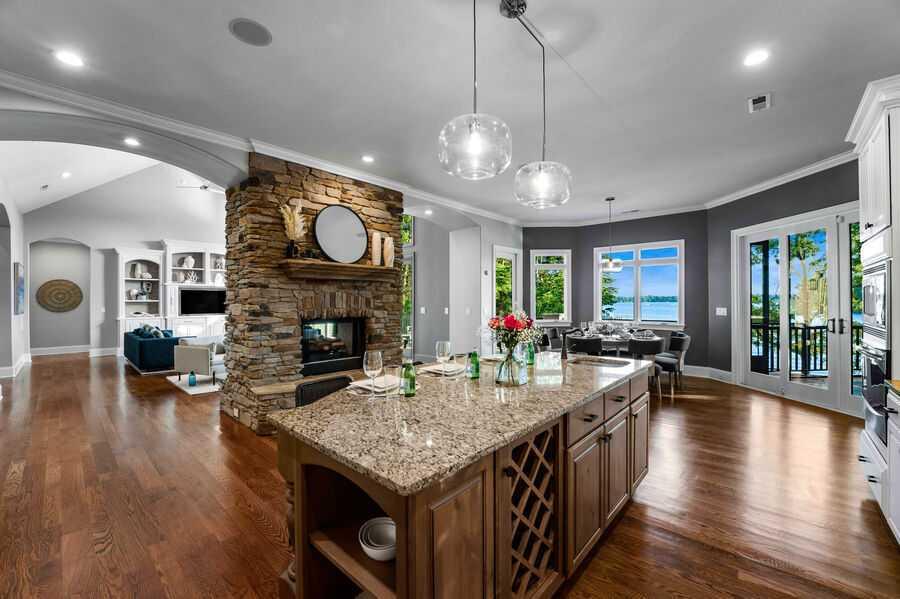 StayLakeNorman is a local business providing luxury waterfront vacation rentals, Sunset on Ballycastle.