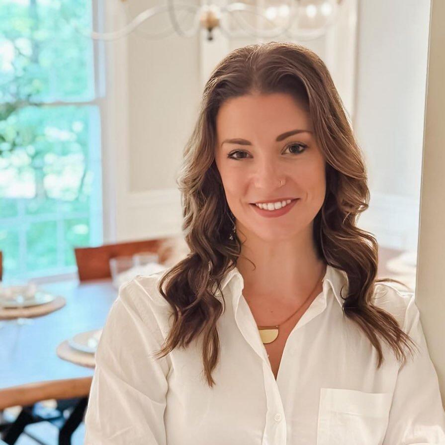 Emily Murray, owner of Showhomes Charlotte and designer behind StayLakeNorman luxury vacation rental, Waddell Waters. 
