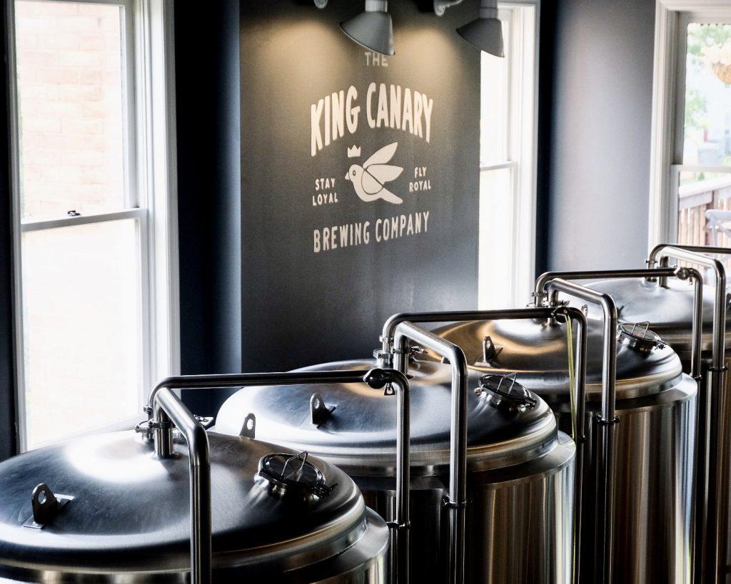 King Canary Brewing Company craft beer brewing equipment